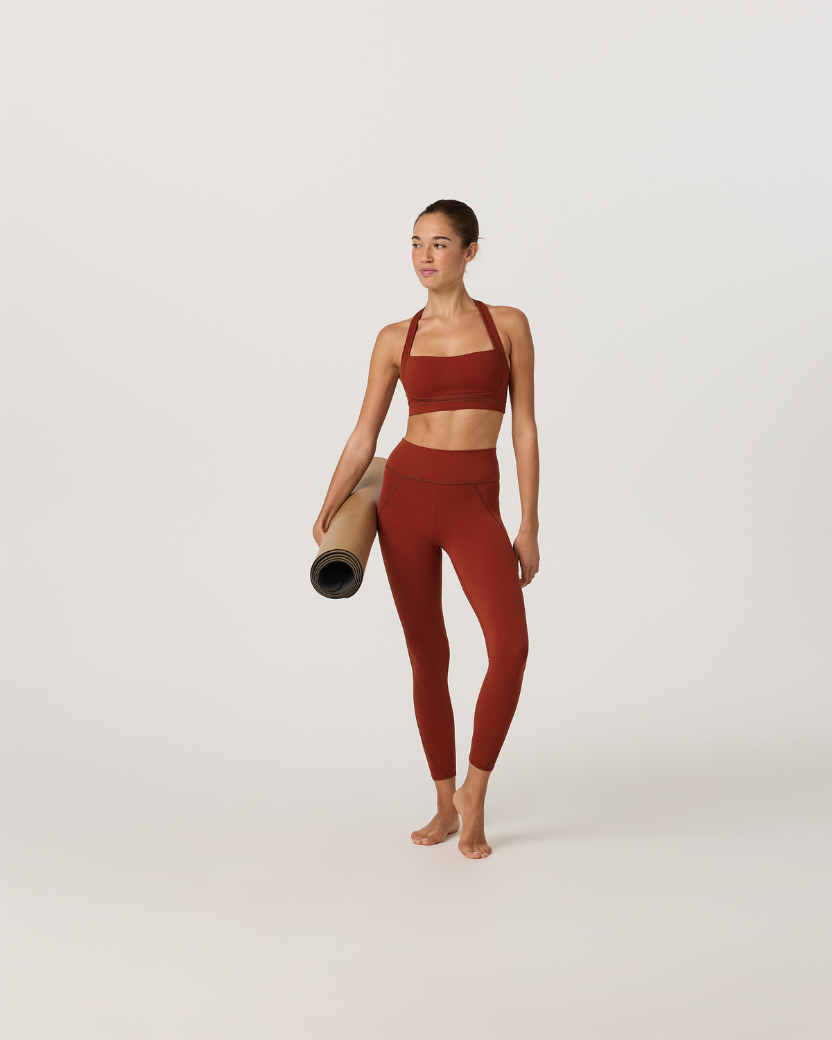 Vuori AllTheFeels™ Linework Legging | Red Ochre