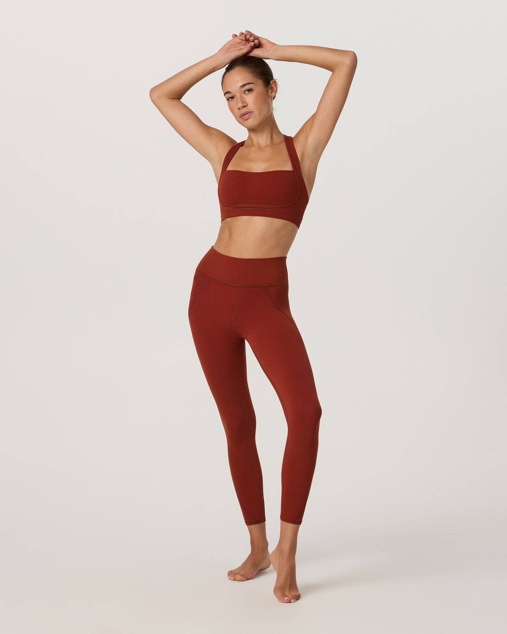 Vuori AllTheFeels™ Linework Legging | Red Ochre