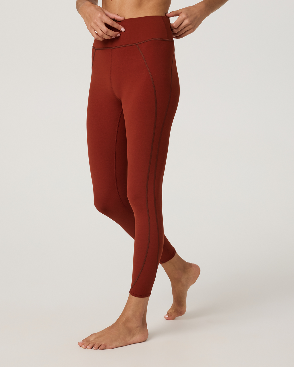 Vuori AllTheFeels™ Linework Legging | Red Ochre