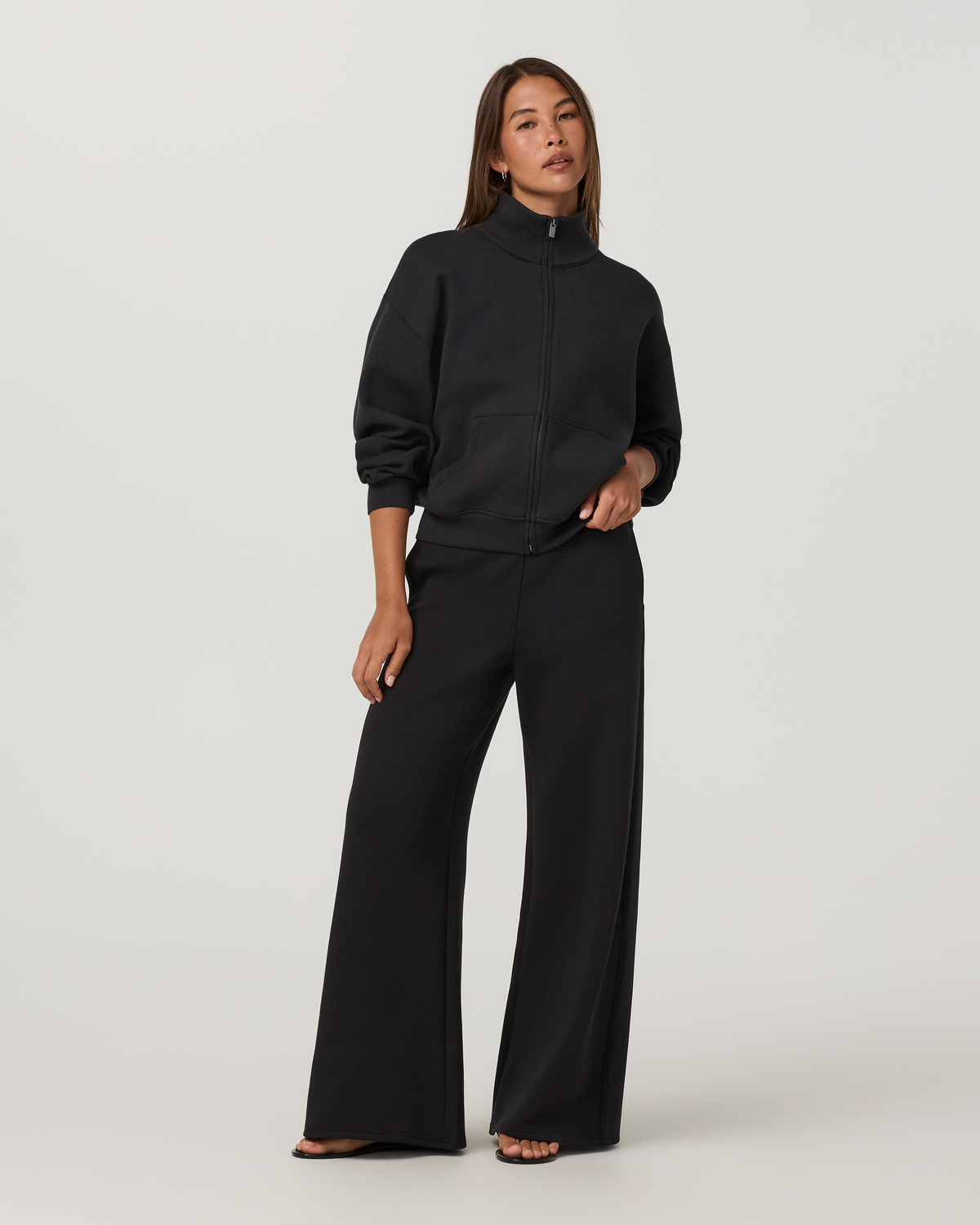 Vuori Galaxy High Rise Wideleg | Black