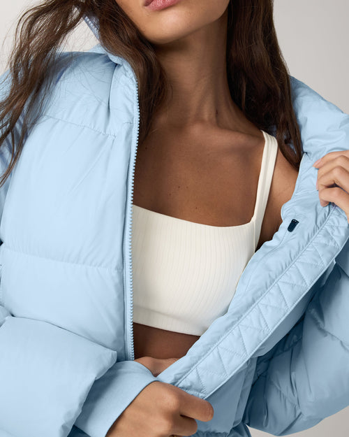 Alta Down Jacket | Crystal Blue