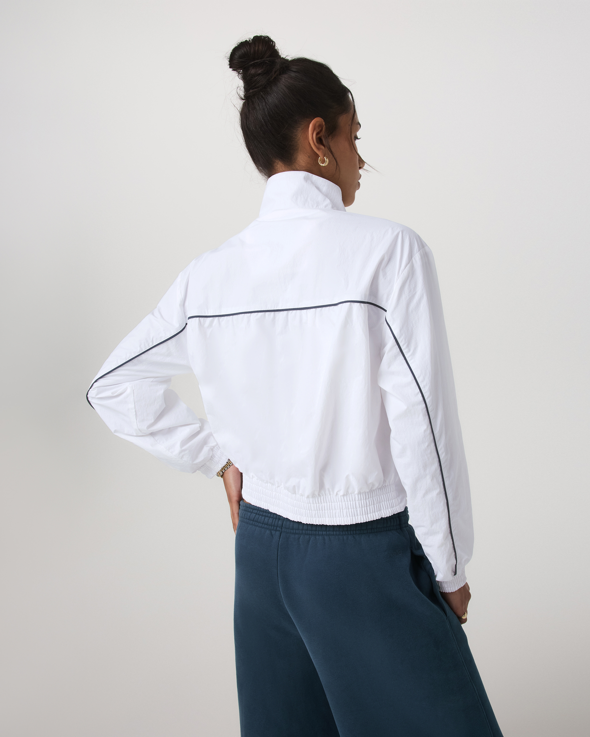 Eaton Fitness Jacket | White