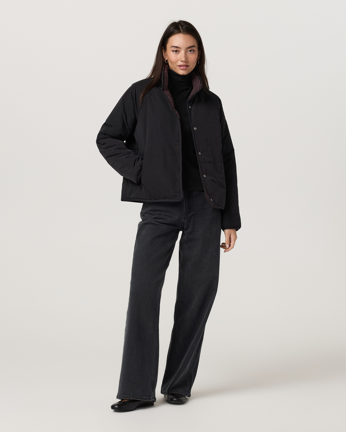 Lou Reversible Jacket | French Roast