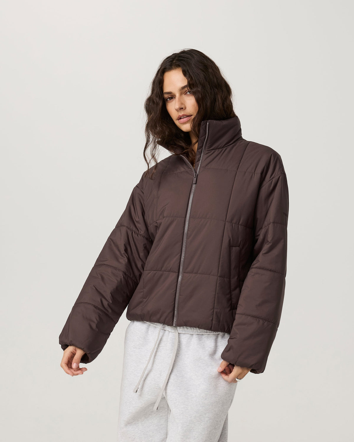 Canyon Insulated Sporty Jacket | French Roast