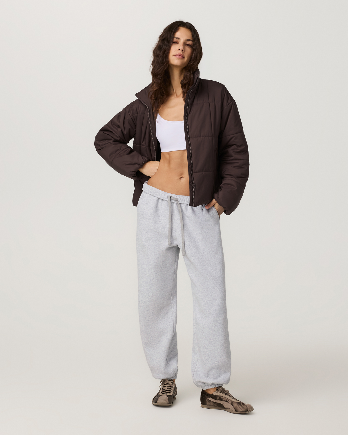 Canyon Insulated Sporty Jacket | French Roast
