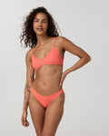Heat Wave Bikini Top | Happy Orange